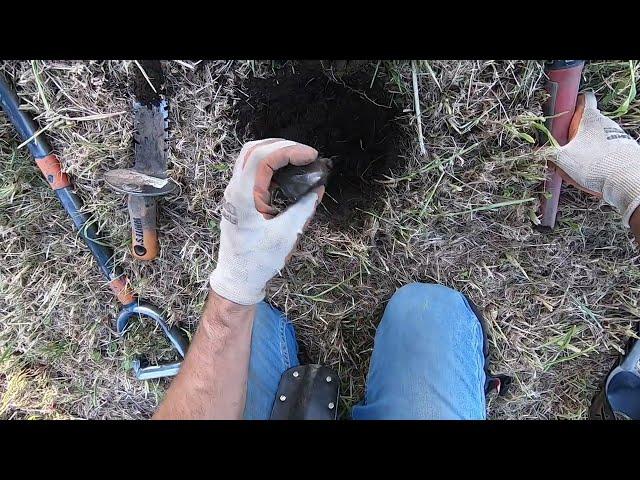 LIVE DIG ACTION!! Metal detecting in the dense iron at the State Fairgrounds.