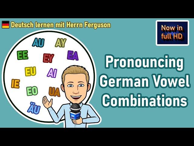 Master German Vowel Combinations: Pronunciation Guide for Beginners ️ | German Language Tutorial 