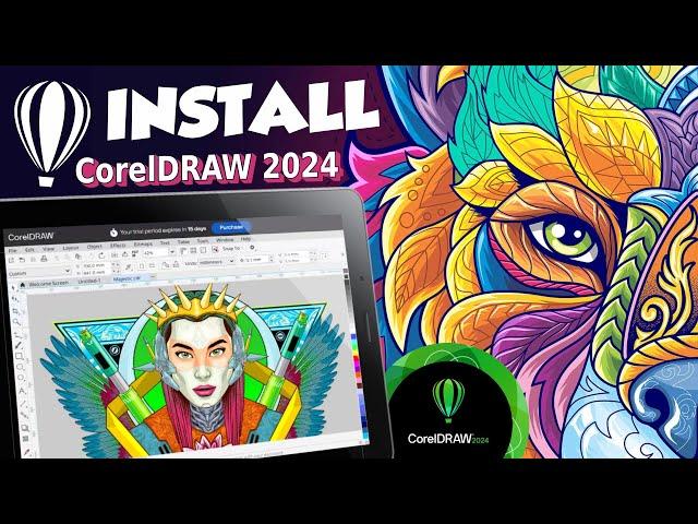 CorelDRAW 2024 - Download & Install! For Free! Stop Using Fake Version - Corel Install step by step