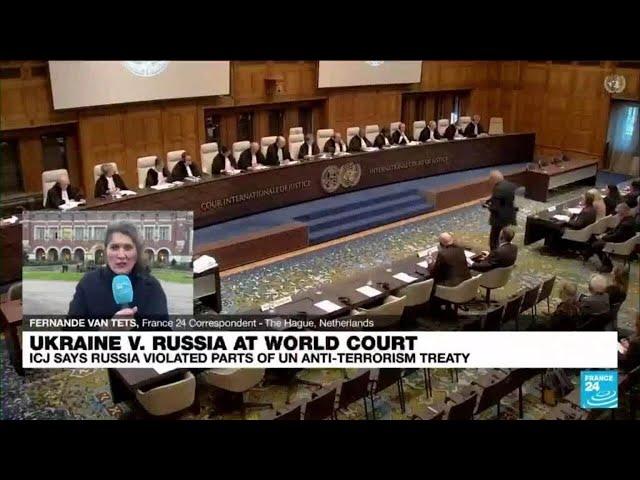 'Clearly a victory for Russia' as ICJ dismisses bulk of Ukraine's terror case against Russia