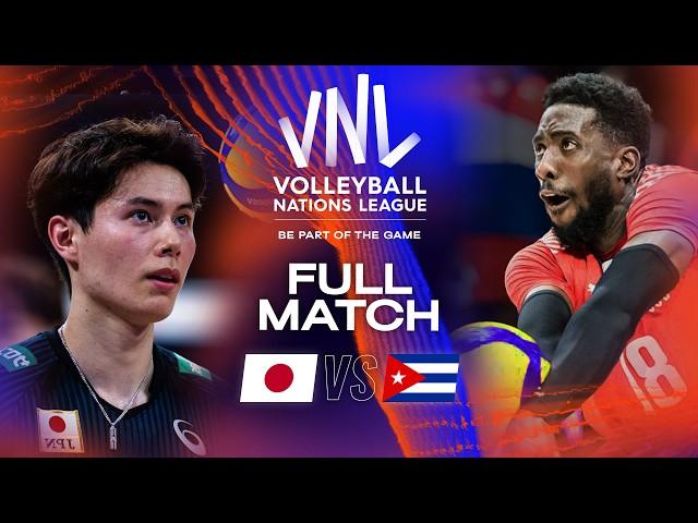 Japan vs. Cuba - Full Match | Men's VNL 2023