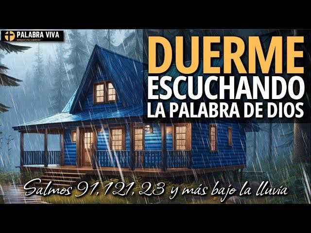 Poderosos Salmos y versículos Bíblicos para Dormir | Biblia Hablada | Lluvia | 12 HRS