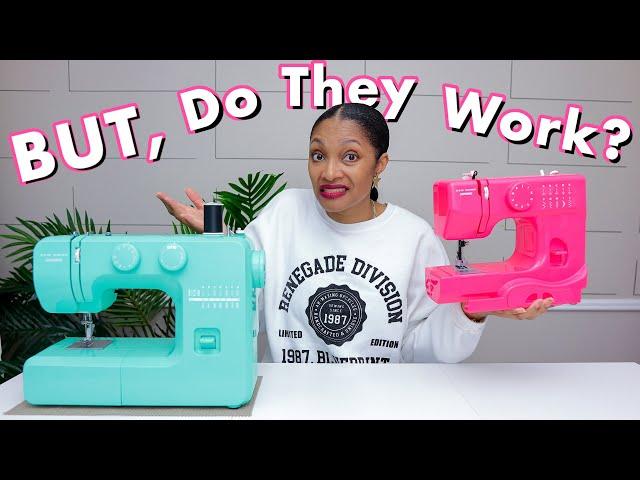 Do These Cute Sewing Machines Really Work?… for beginners, upcyclers, travel