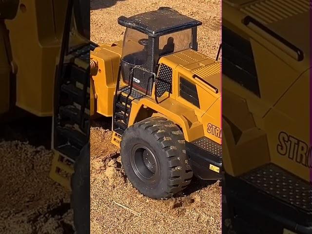 rc wheel loader koparka, zabawka do pracy koparki, rc excavator