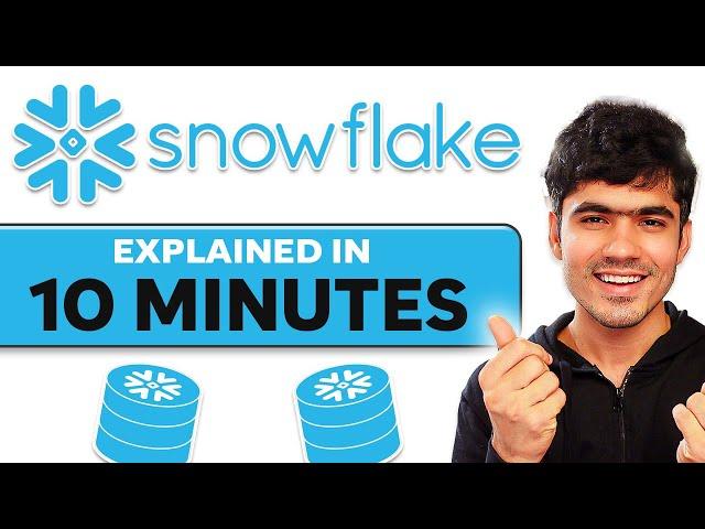 Learn Snowflake in 10 Minutes| High Paying Skills | Step by Step Hands-On Guide