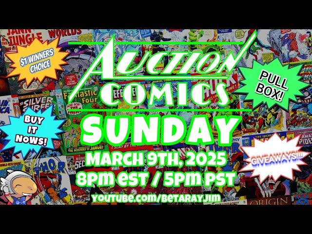 AUCTION COMICS SUNDAY