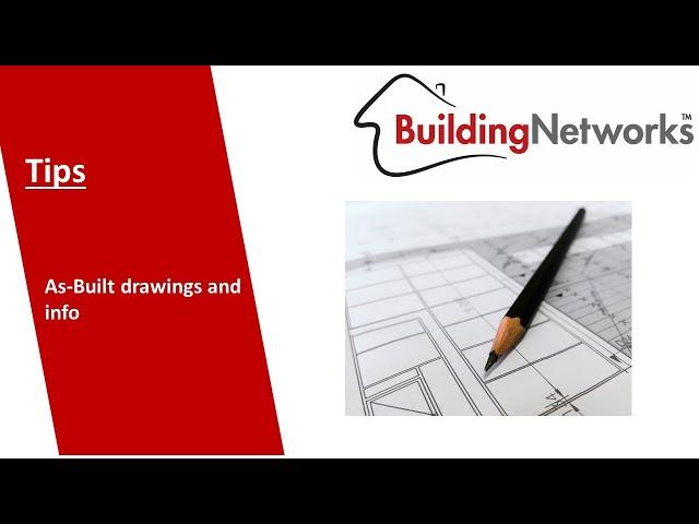 As built drawings