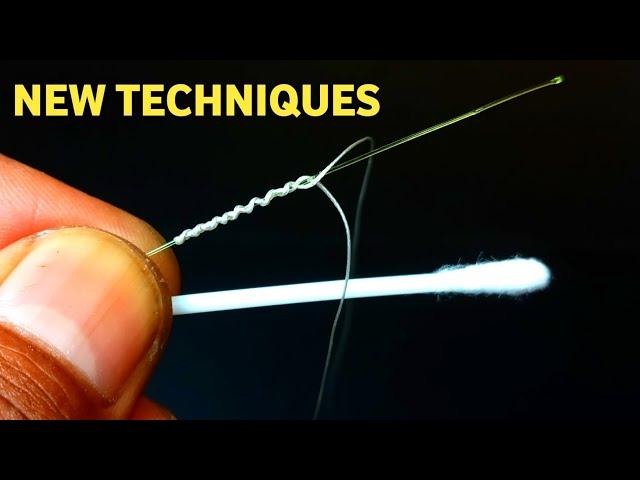 Fishing tricks: Tying braid to fluorocarbon using a cotton bud