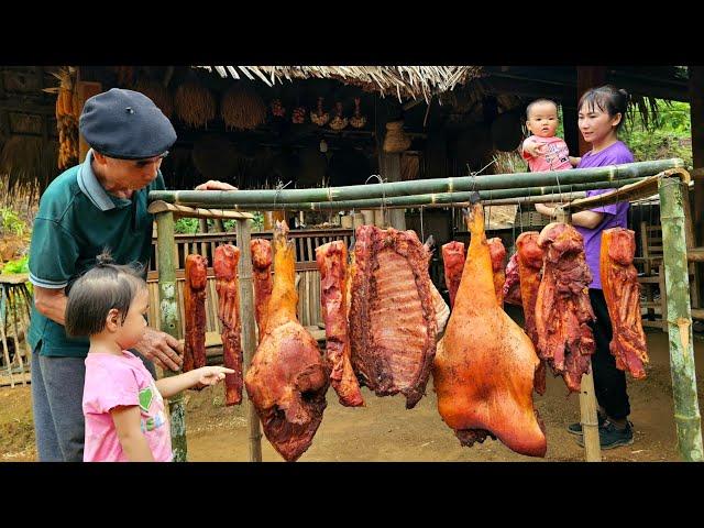 Traditional Pork Making Process: Processing & (Long-term Storage) - Countryside Life | Ly Phuc Binh