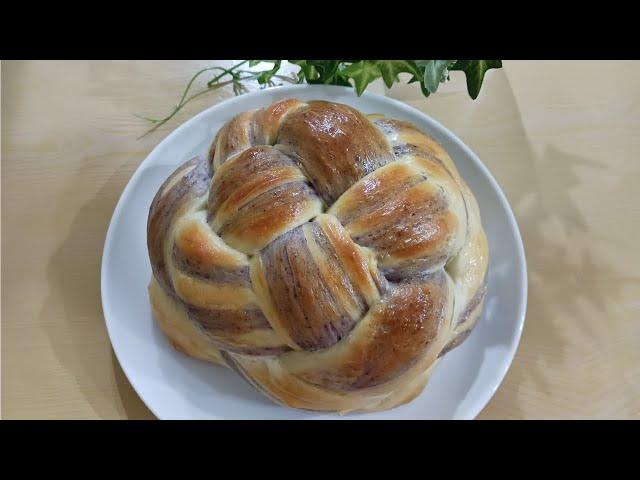 繡球花麵包/Braided Bread/Challah Bread｜樂在其中廚房