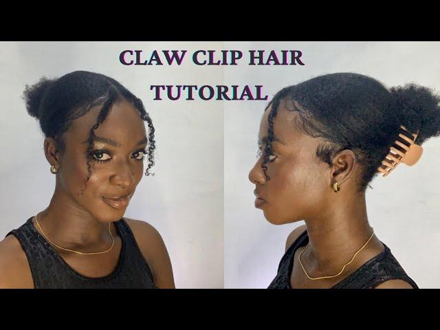 HOW TO: TRENDY CLAW CLIP HAIR TUTORIAL/ Sleek low bun