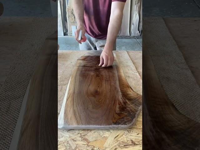 Transforming Wood into $500 Charcuterie Board! #shorts #diy