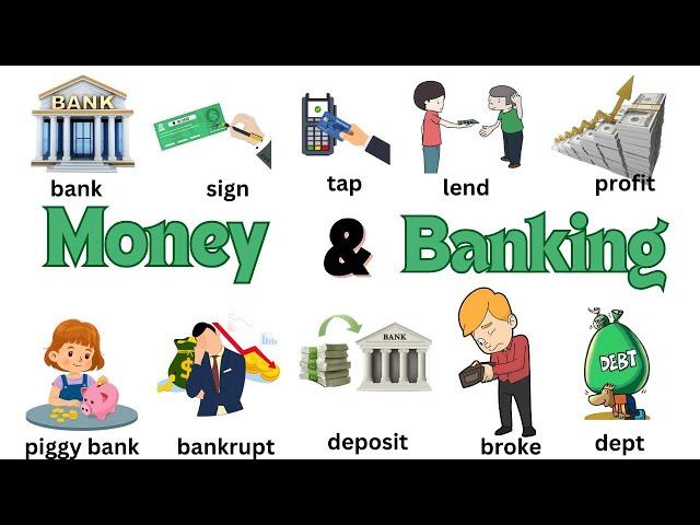 Advanced banking vocabulary || Money and banking || Finance vocabulary in English