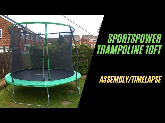 Sportspower Trampoline 10ft Assembly | Timelapse