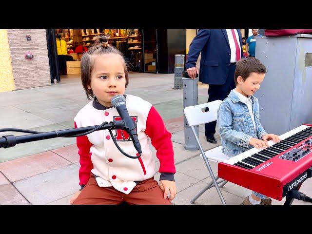 This 3 year old SINGER amazed EVERYONE | Fly Me To The Moon - Nicholas and Leo Protsenko