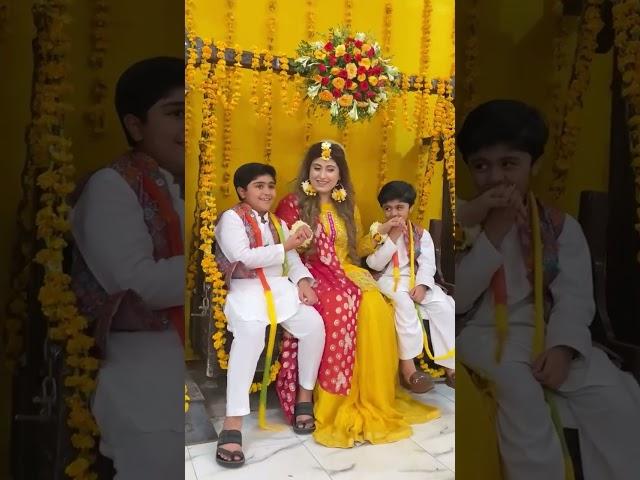 Mayun Bride with her Brothers viral video #mayun #bride #wedding #short #shorts#youtubeshorts #viral