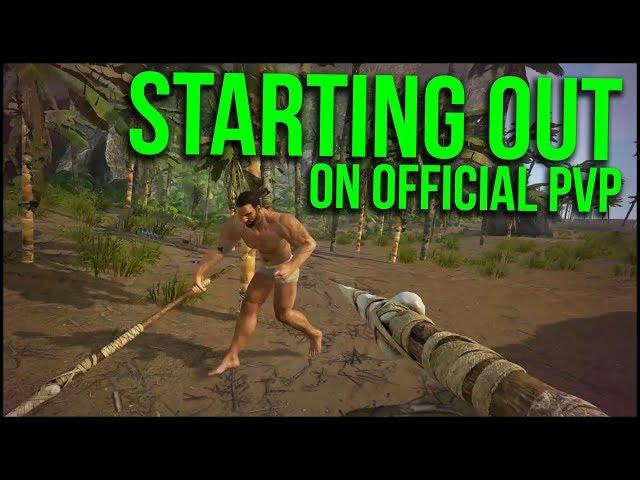 STARTING OUT ON THE NEW SERVERS! | ARK Official PvP - Ep.1