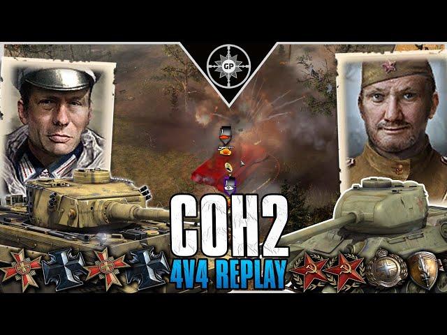 Anti-Tank Arty SAVES THE ALLIES!?!? | 4v4 White Ball Express | CoH2 Cast #172