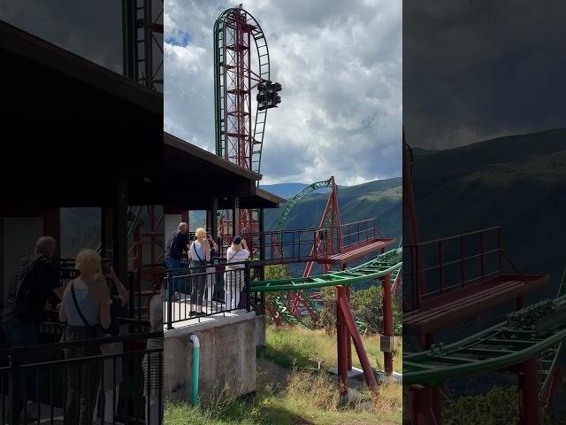 World Highest Mountain Roller Coaster #colorado #shorts #rollercoaster #glenwoodsprings #travel #usa