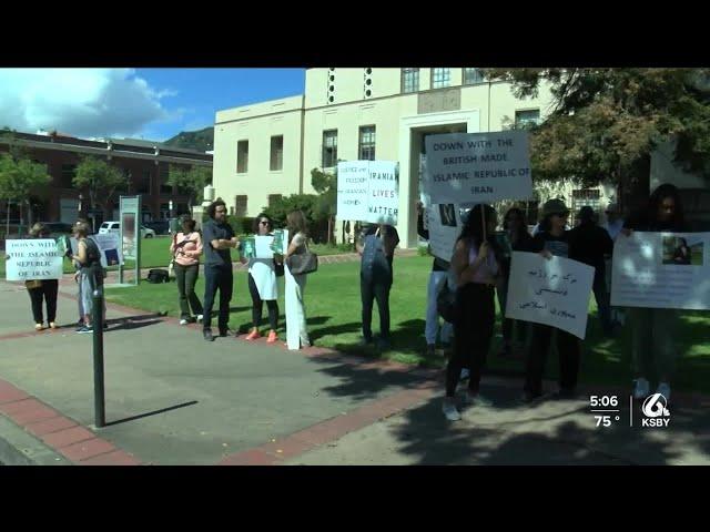 Groups gathers to raise awareness about Iranian woman’s death