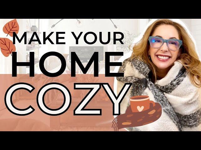 8 FAST & EASY TIPS TO COZY UP YOUR HOME (first time on YouTube)