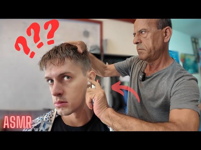 Old School ASMR Turkish Barber - $8 Haircut & Relaxing Massage [Go to Sleep]