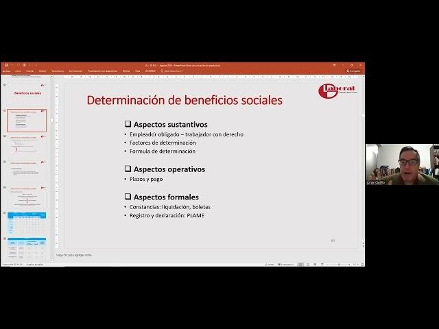 Curso: Implementación de Obligaciones Laborales sujetas a Fiscalización por la SUNAFIL ( PARTE 2)