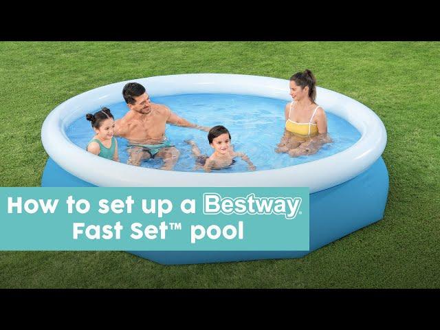 How to set up a Bestway Fast Set pool