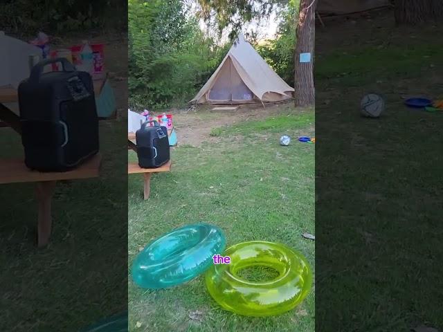 CocoPunts goes Glamping!  #shorts #toddlers #daddy #glamping @joehoustonsf