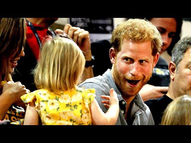 Prince Harry's popcorn swiped by toddler