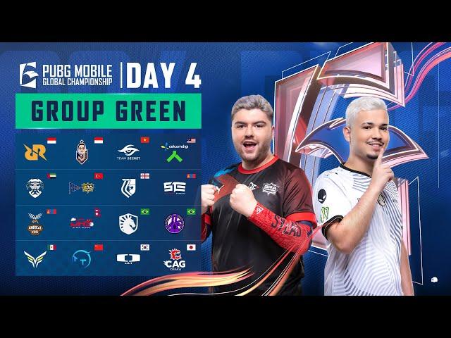 [EN] 2024 PMGC League | Group Green Day 4 | PUBG MOBILE Global Championship