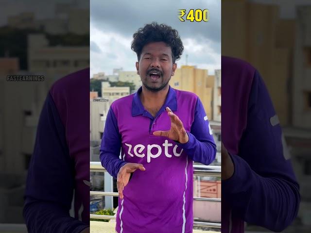 Zepto Sunday Fleet Earnings ₹3,700 | Full Details in Telugu |#fasteatings