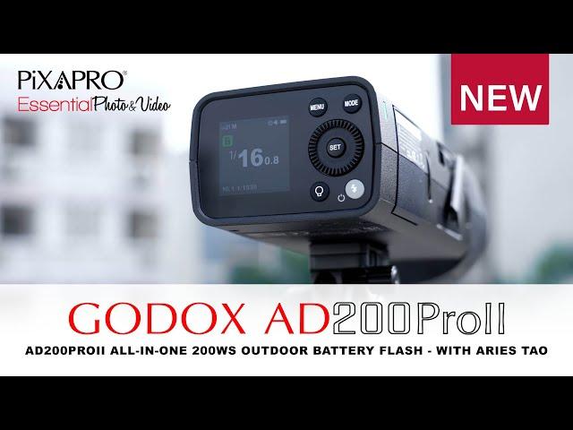 Introducing the Godox AD200Pro II 200Ws Battery Flash system - With Aries Tao