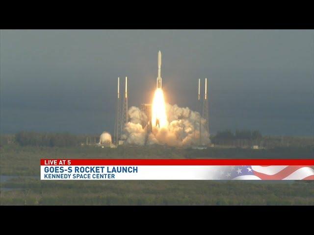 Complete GOES-S Launch coverage: Meteorologist Nick Stewart KGAN