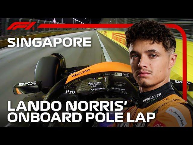 Lando Norris' Pole Lap | 2024 Singapore Grand Prix | Pirelli