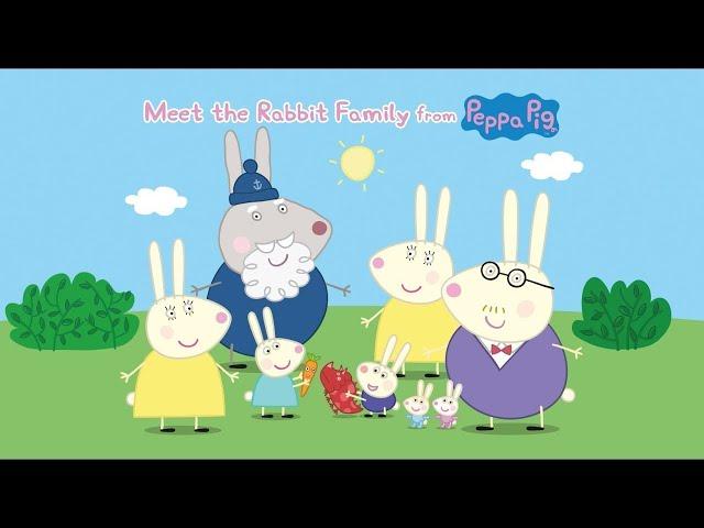 Meet The Rabbit Family  | Peppa Pig Official Clip