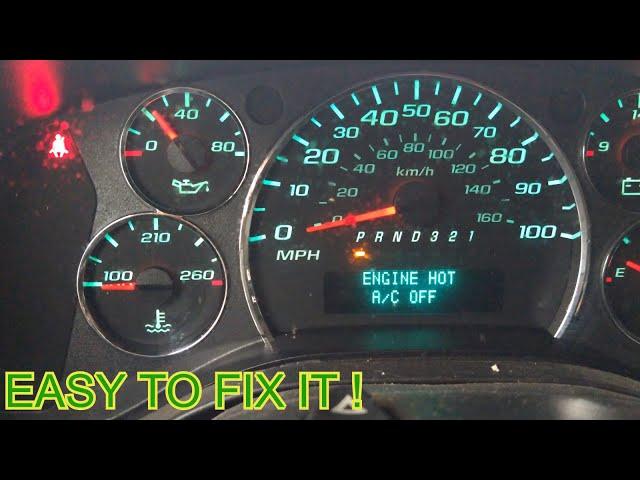 ENGINE HOT A/C OFF  (2012 Chevy expres -1500)