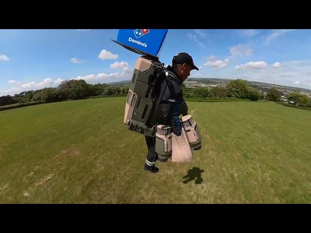 Domino's Jet Suit Flight Video