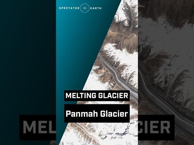 Increase in melting of Panmah Glacier in spring   #panmah #melting #satelliteimagery #satellite