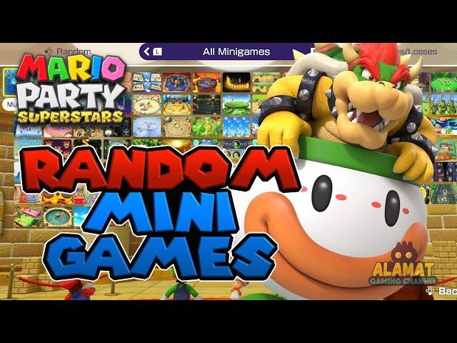 Mario Party Superstars - Random Minigames 3 Player