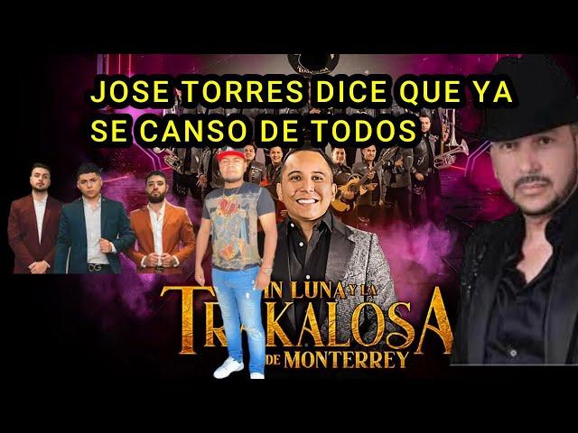 JOSE TORRES MANDA FUERTE MENZAJE A  Luis Ángel el flaco,Edwuin luna y la trakalosa y marca Mp