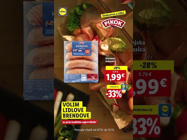 VOLIM LIDLOVE BRENDOVE -  Pikok naresci 7.10. - 13.10. | Lidl Hrvatska