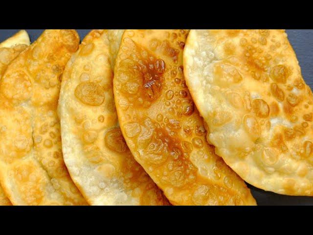 2 RECIPES: PIES with cottage cheese and CHEBUREKI with meat