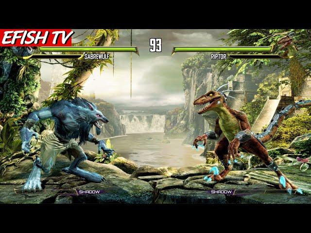 Sabrewulf vs Riptor (Hardest AI) - KILLER INSTINCT Hardest Battle Match