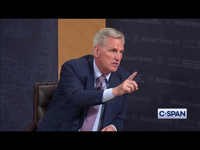 Former Speaker Kevin McCarthy on Why He's Not Speaker