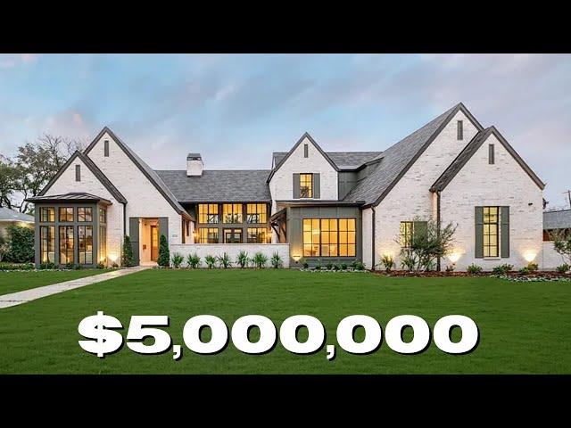 TOUR A $5M TRANSITIONAL HOME | Texas Real Estate | Dallas Realtor | PRESTON HOLLOW