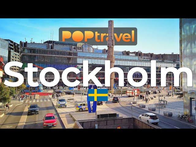 Walking in STOCKHOLM, Sweden - Shopping Streets - 4K