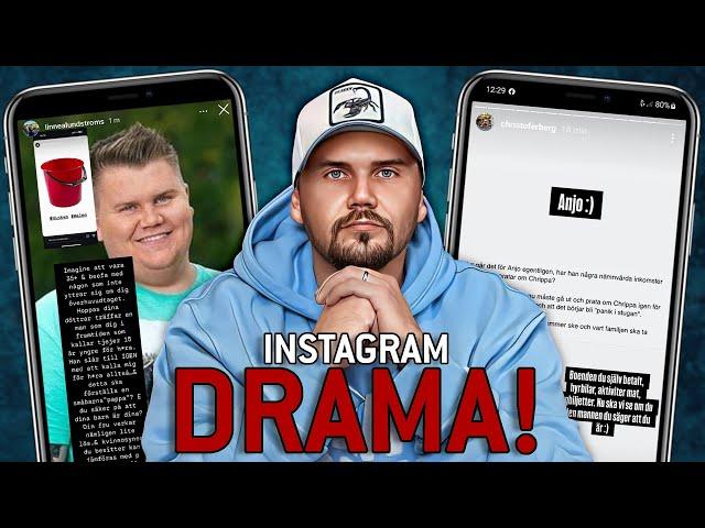 DRAMA PÅ INSTAGRAM MED CHRIPPA, LINNEA & CLUEE!