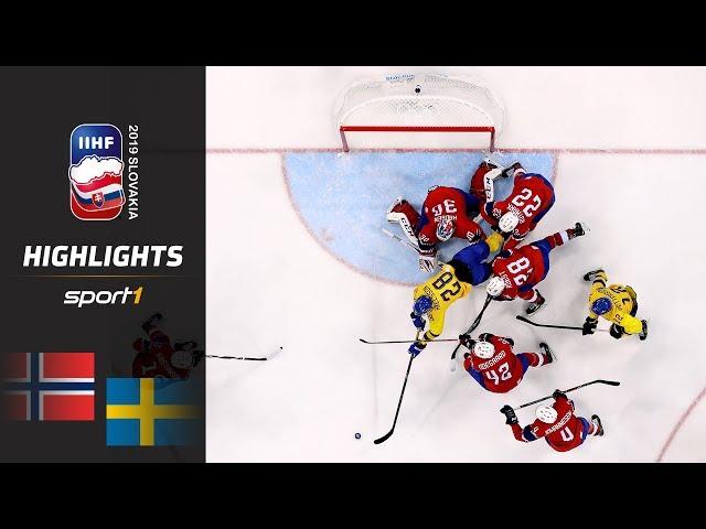 Schweden feiert Kantersieg: Norwegen – Schweden 1:9 | Highlights | IIHF Eishockey-WM 2019 | SPORT1