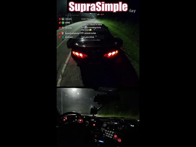 Chill Night Cruise - Turbo Supra Exhaust ASMR Vertical
